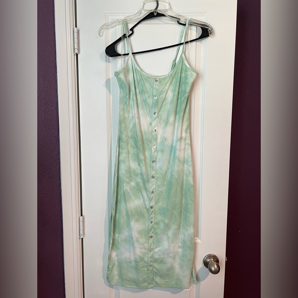 Tie-dye Bodycon Midi Dress